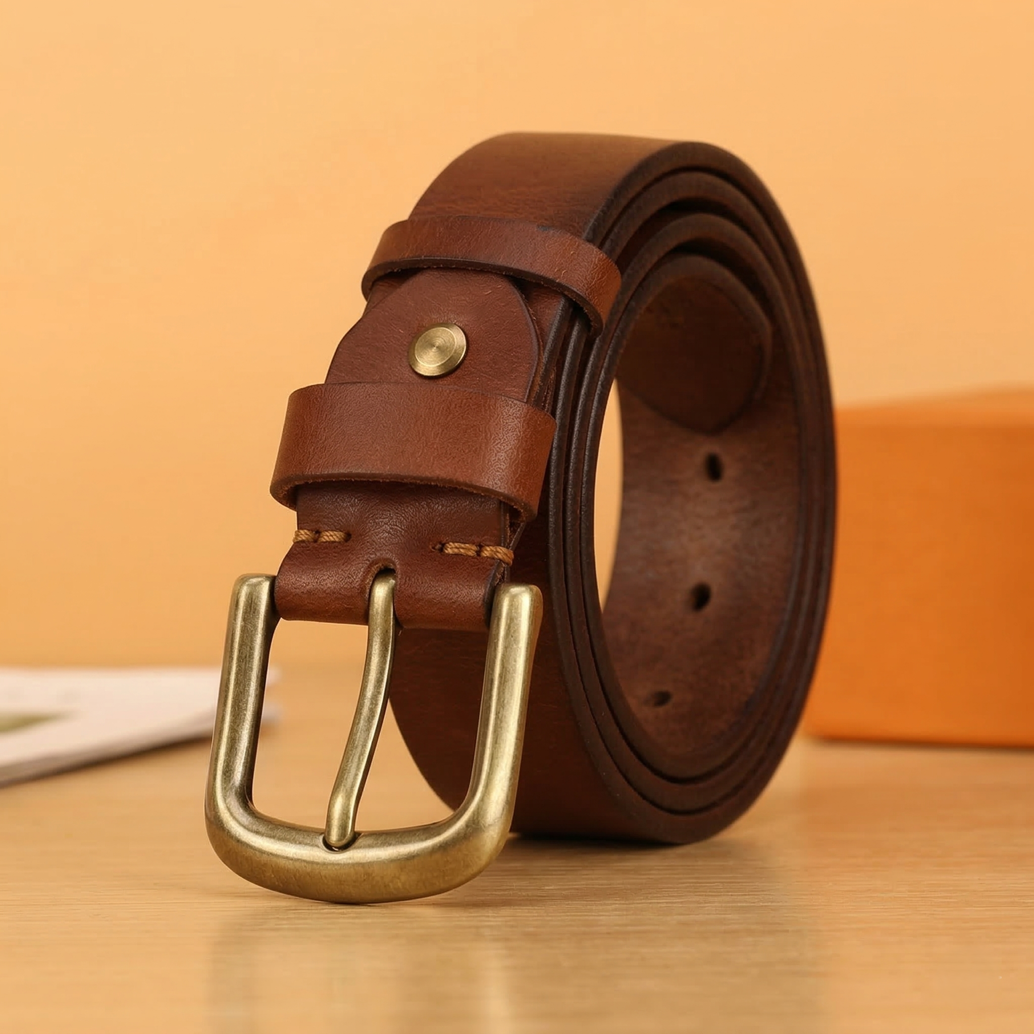 RUGGED FORGE COWHIDE BELT