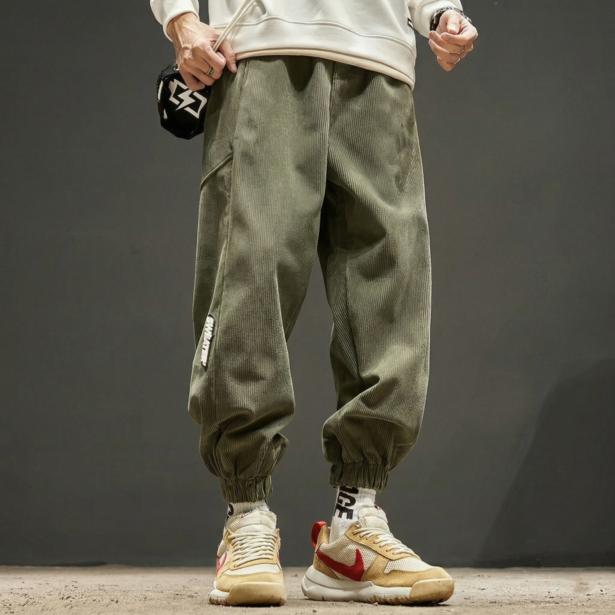 CORDUROY JOGGER PANTS