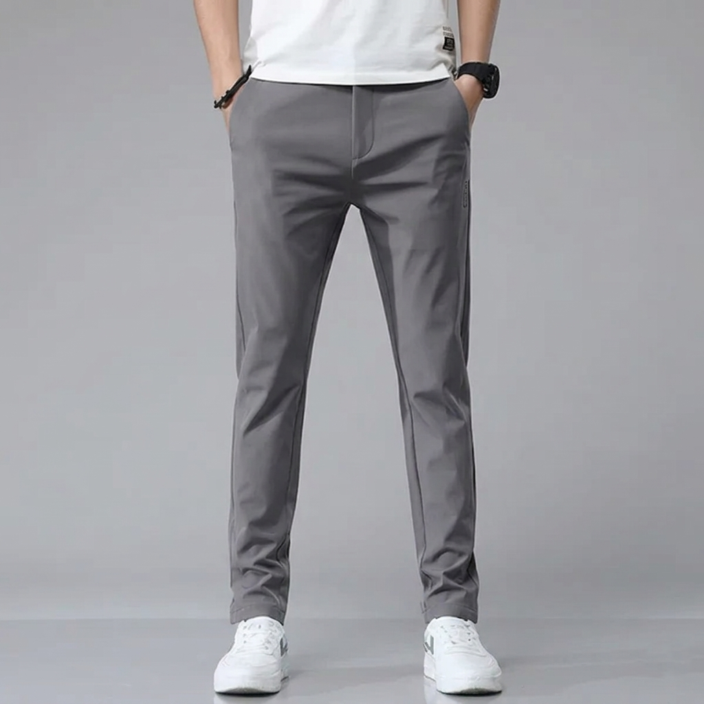 SLIM STRETCH CASUAL PANTS
