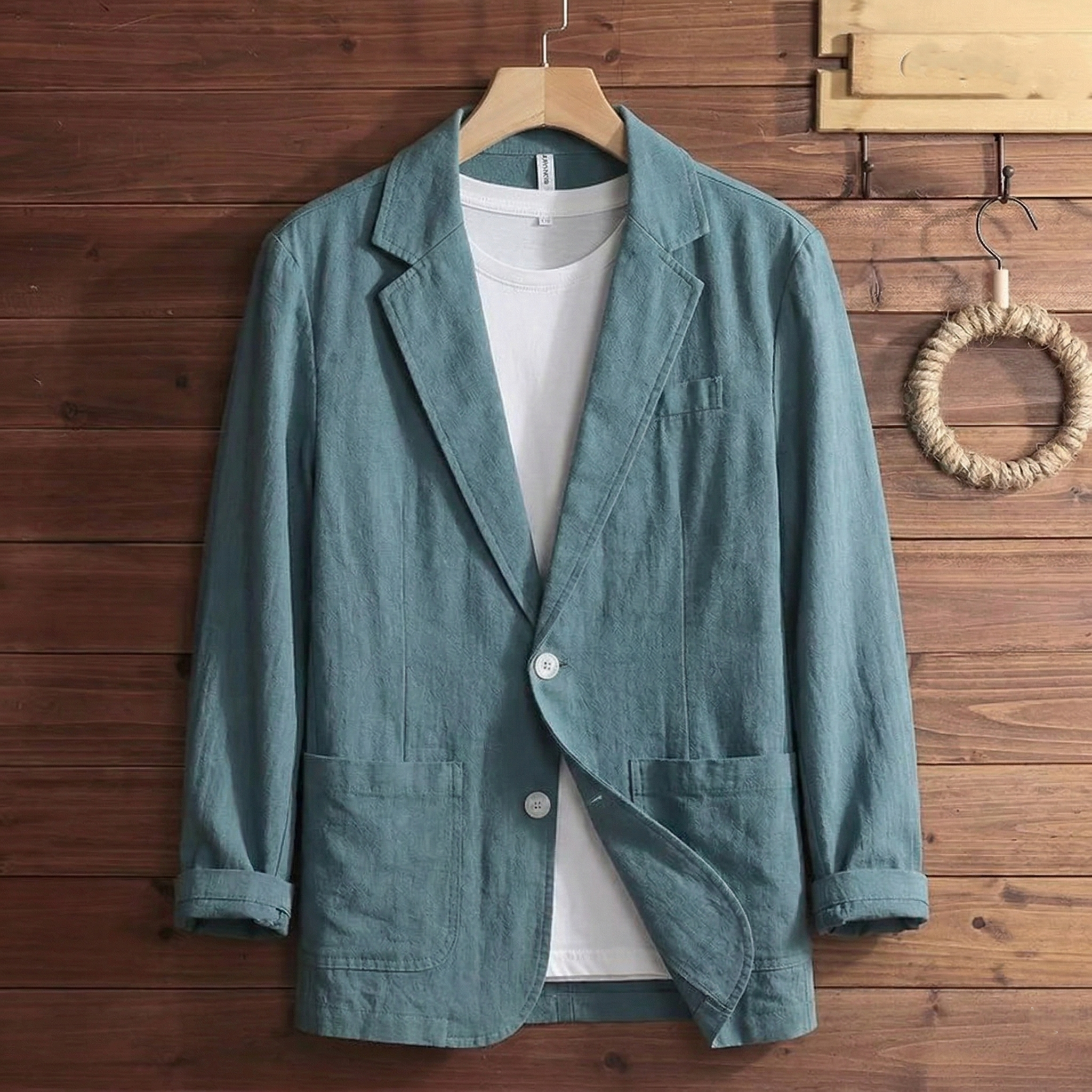 BREATHABLE LINEN BLAZER