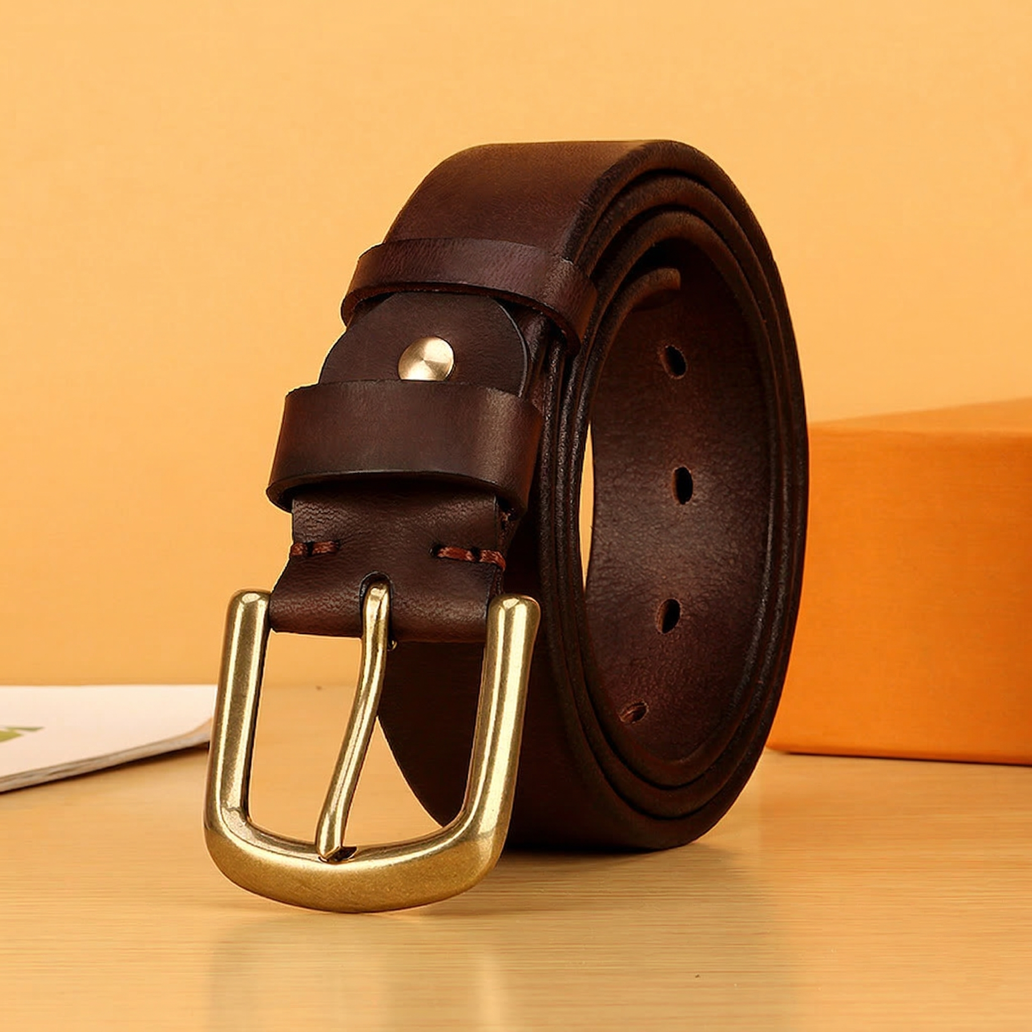 RUGGED FORGE COWHIDE BELT