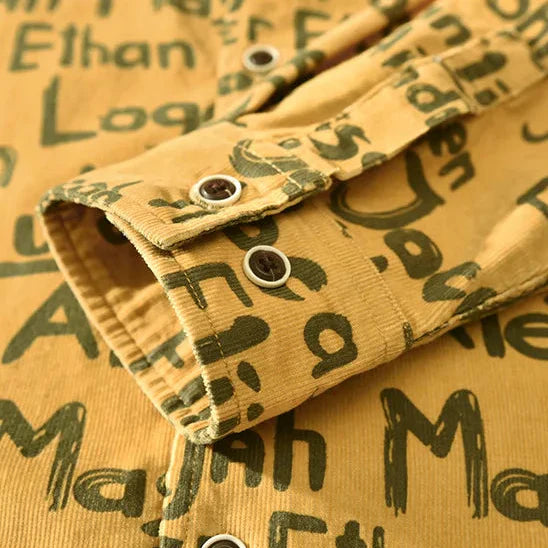 SIGNATURE PRINT CASUAL SHIRT