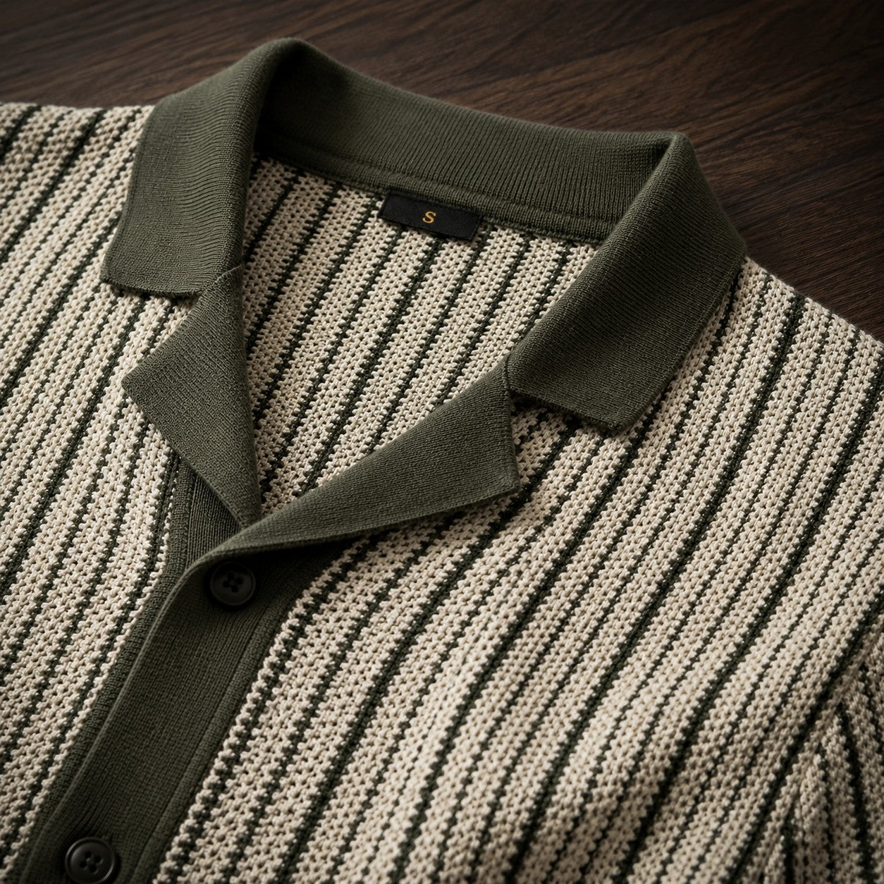 HAVANA STRIPE KNIT POLO