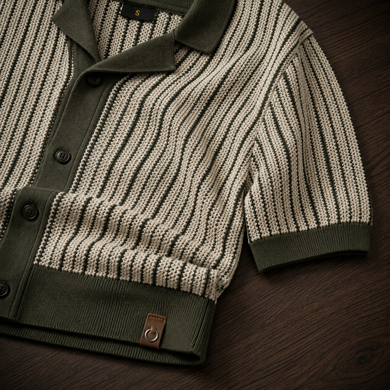 HAVANA STRIPE KNIT POLO