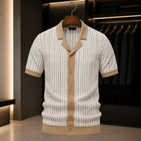 HAVANA STRIPE KNIT POLO