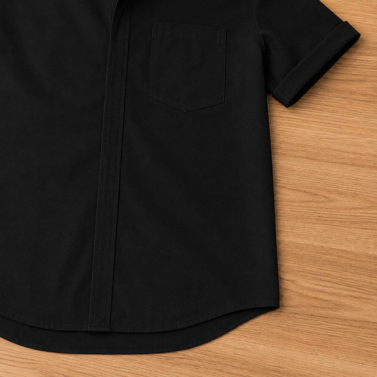 LINEN CHEST POCKET SHIRT