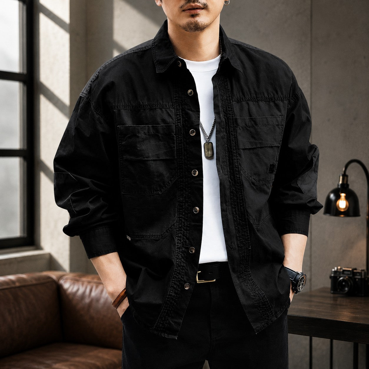 LOOSE FIT WORKWEAR OVERSHIRT