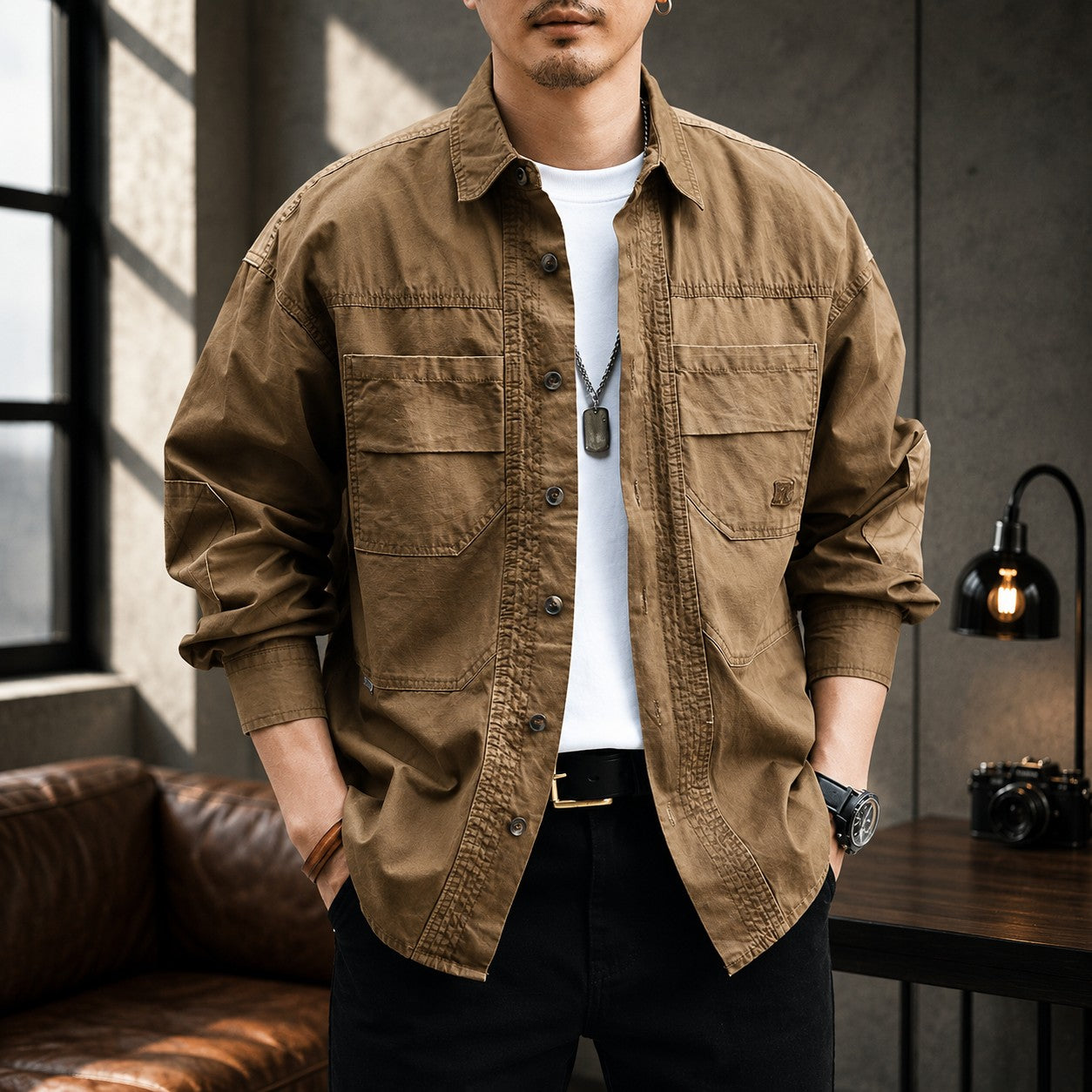LOOSE FIT WORKWEAR OVERSHIRT
