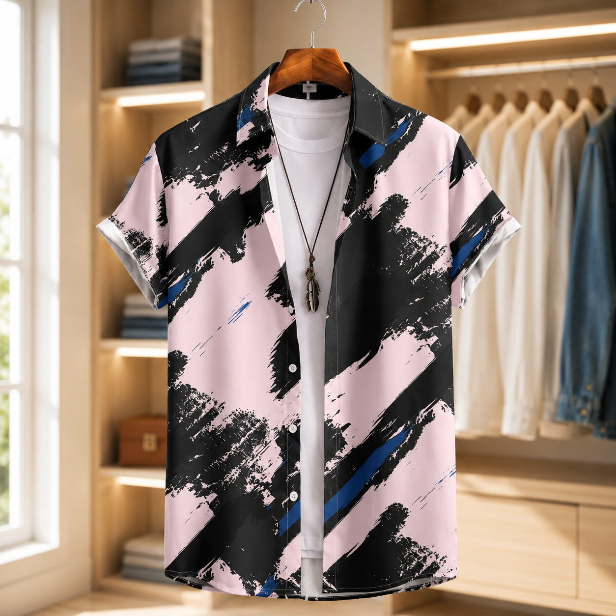 MONOCHROME BLOOM SHIRT