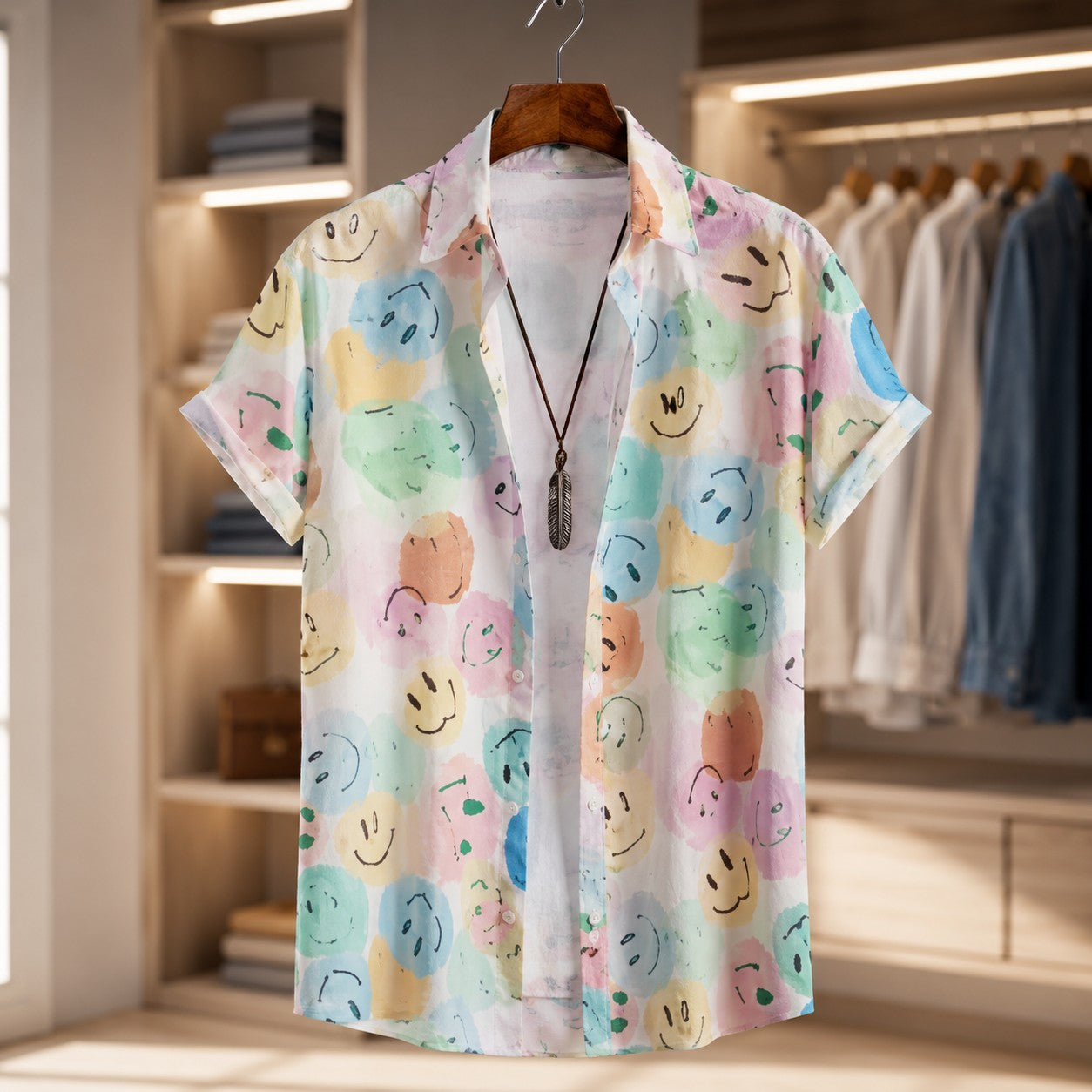 MONOCHROME BLOOM SHIRT