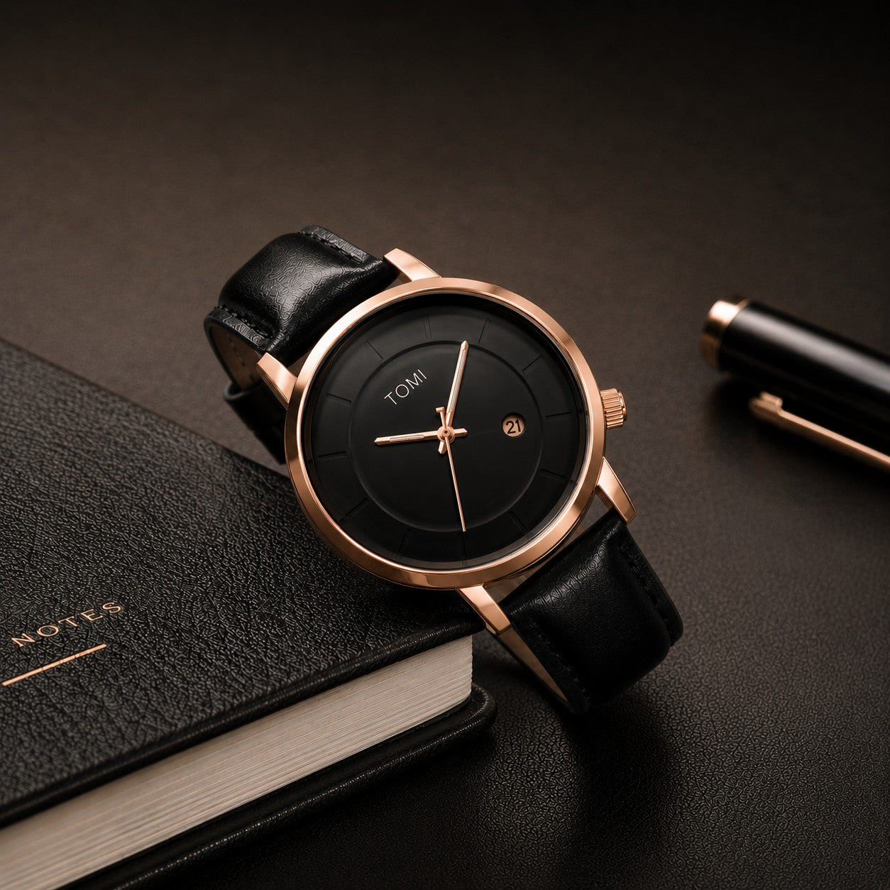 OBSIDIAN MATTE BUSINESS WATCH
