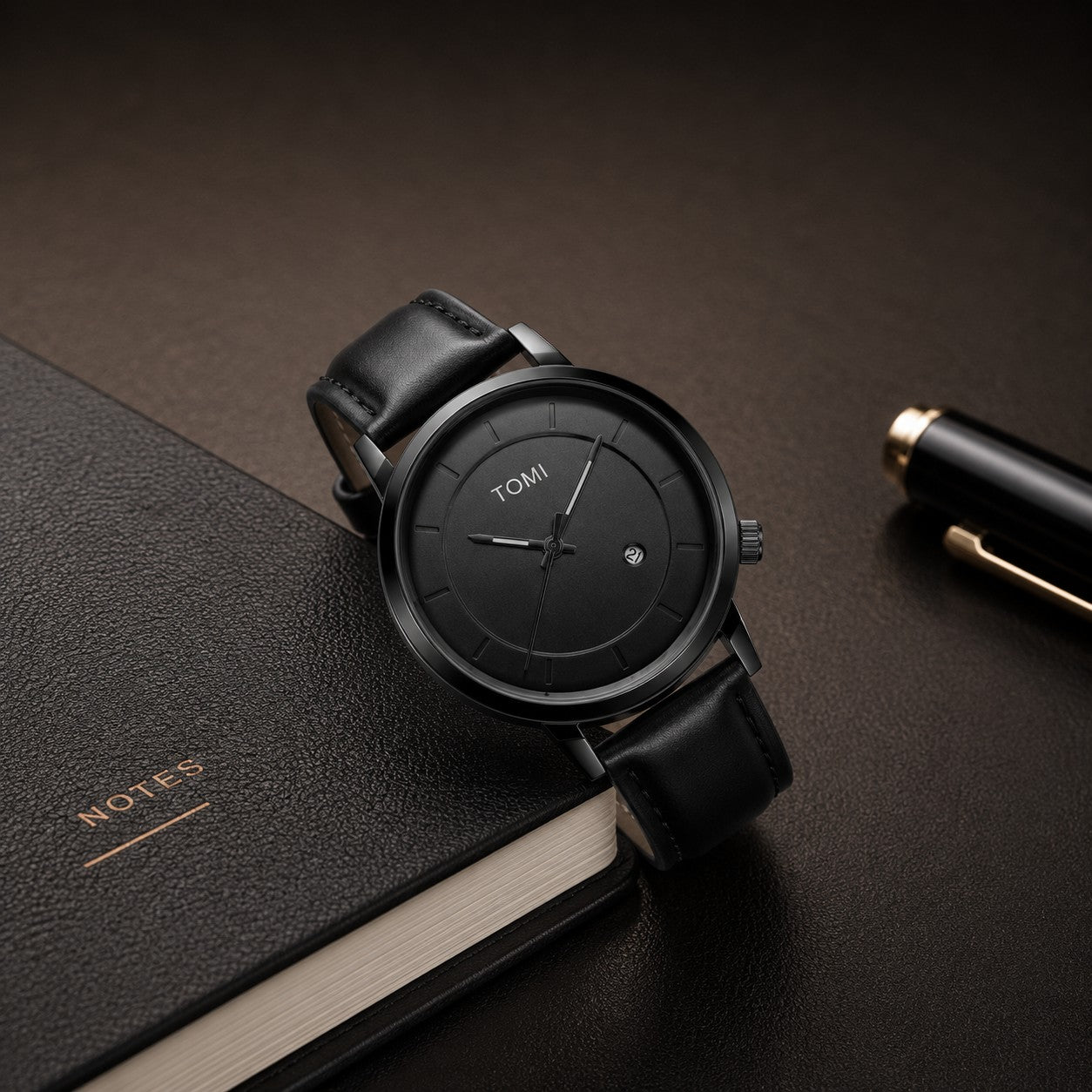 OBSIDIAN MATTE BUSINESS WATCH