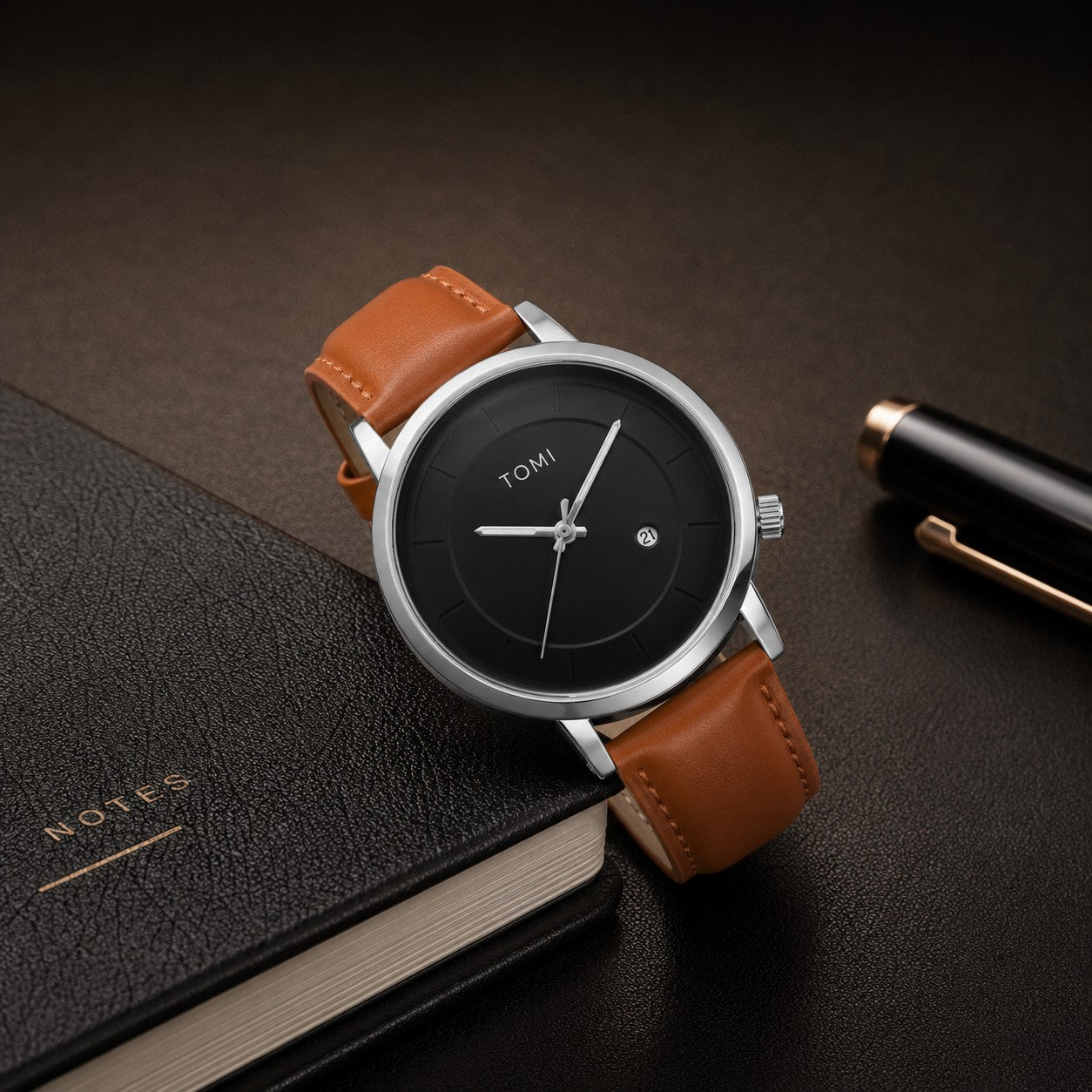 OBSIDIAN MATTE BUSINESS WATCH