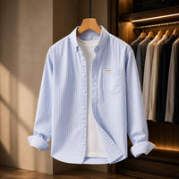 OXFORD STRIPE LONG SLEEVE SHIRT