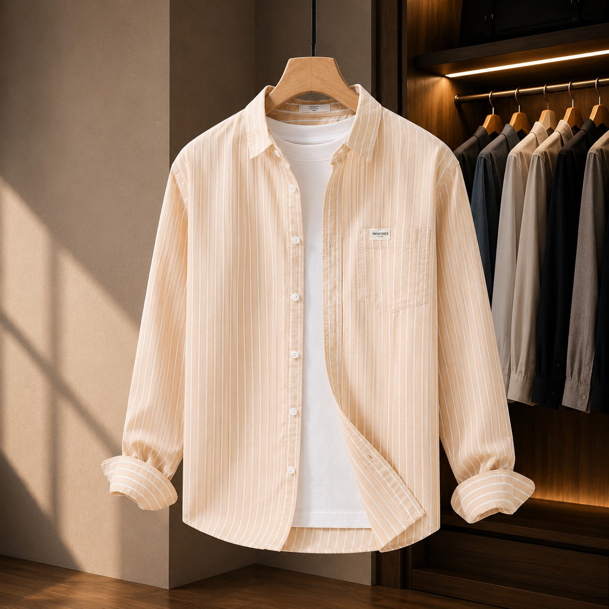 OXFORD STRIPE LONG SLEEVE SHIRT