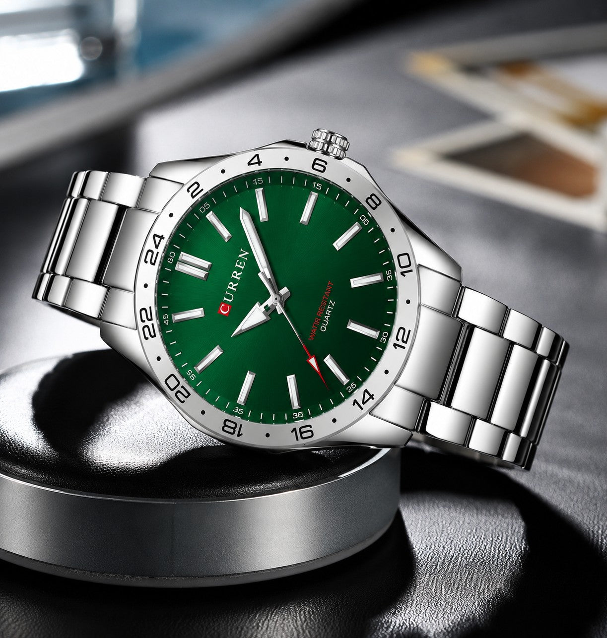 PHANTOM STEEL GMT WATCH