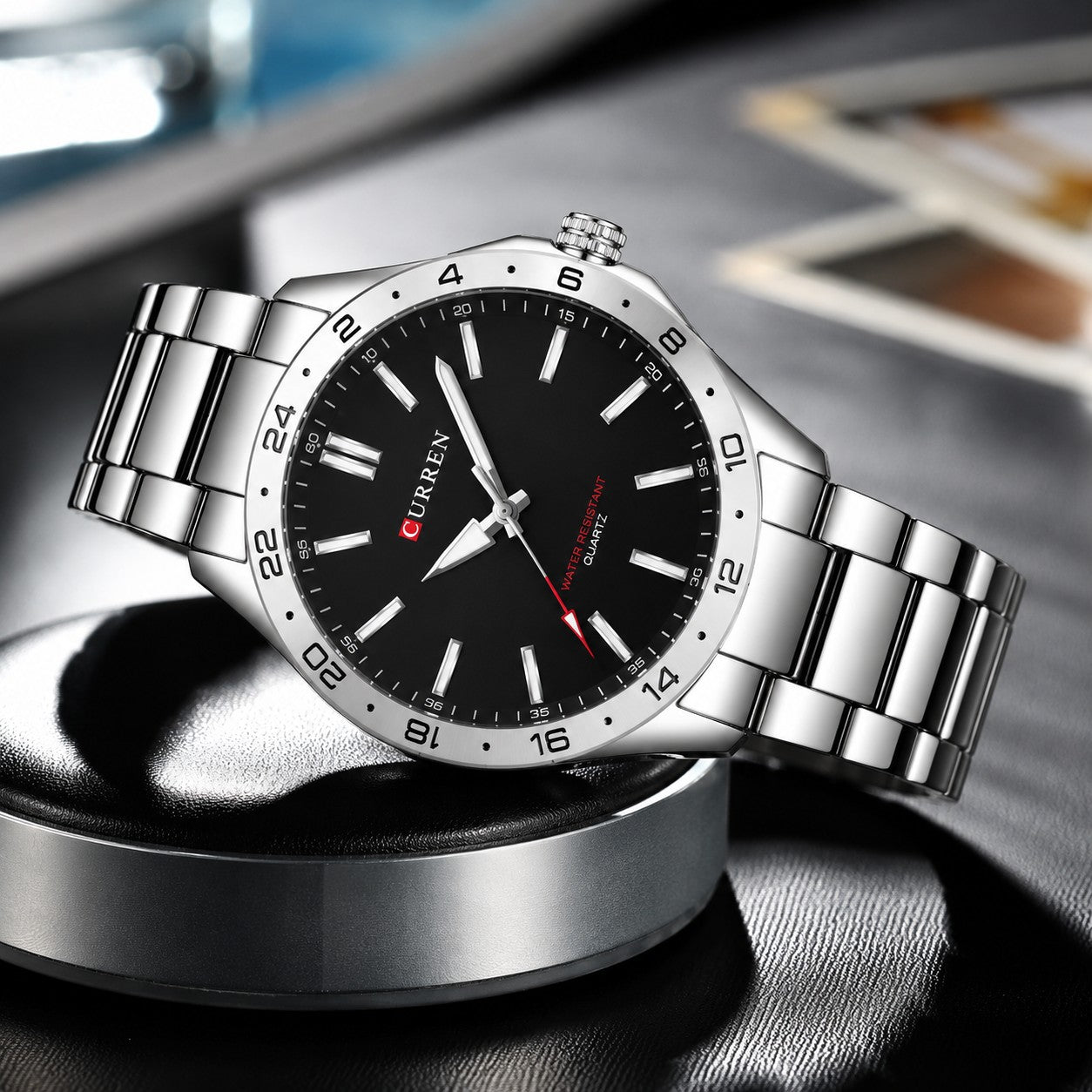 PHANTOM STEEL GMT WATCH