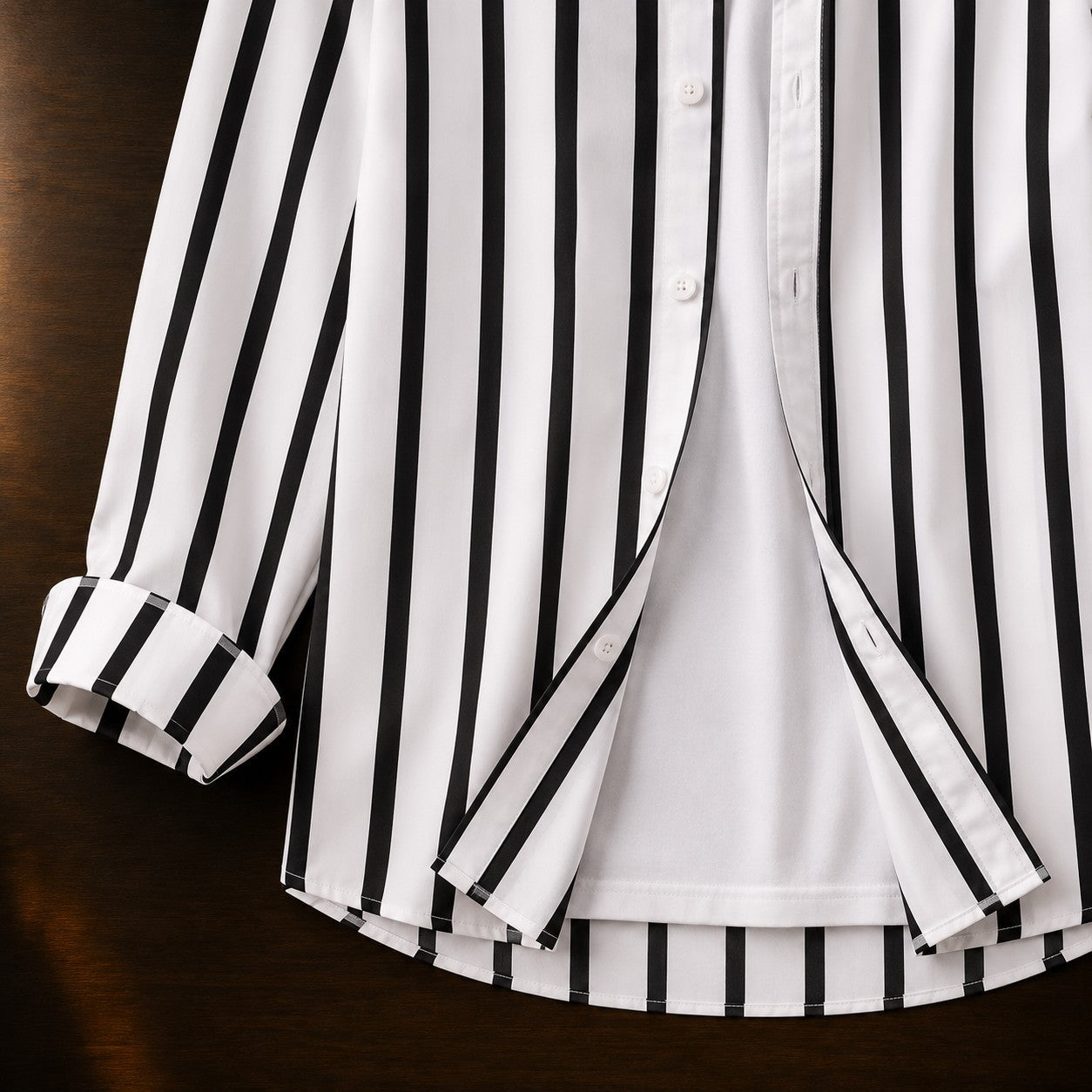 PITCH STRIPE CASUAL SHIRT