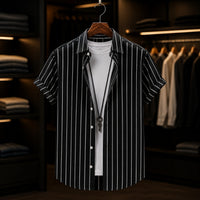 PITCH STRIPE CASUAL SHIRT