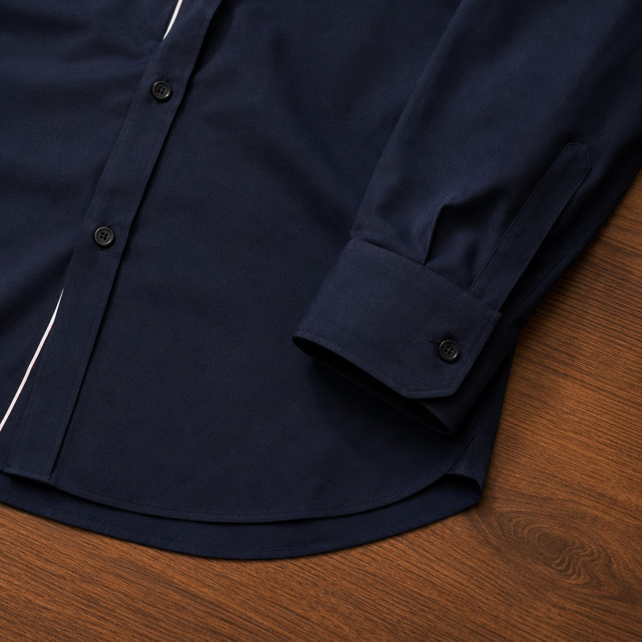 POLO NECK COTTON SHIRT