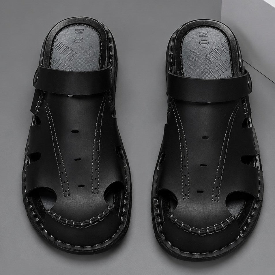 PREMIUM LEATHER SLINGBACK SANDALS