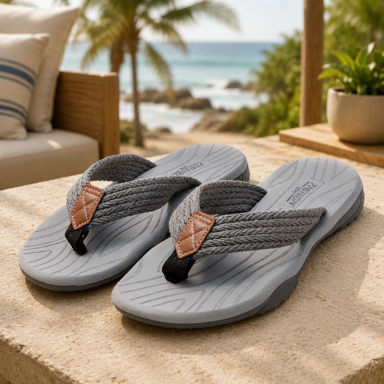 QUICK-DRY FLIP FLOPS