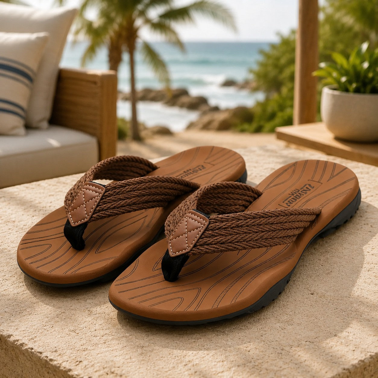 QUICK-DRY FLIP FLOPS