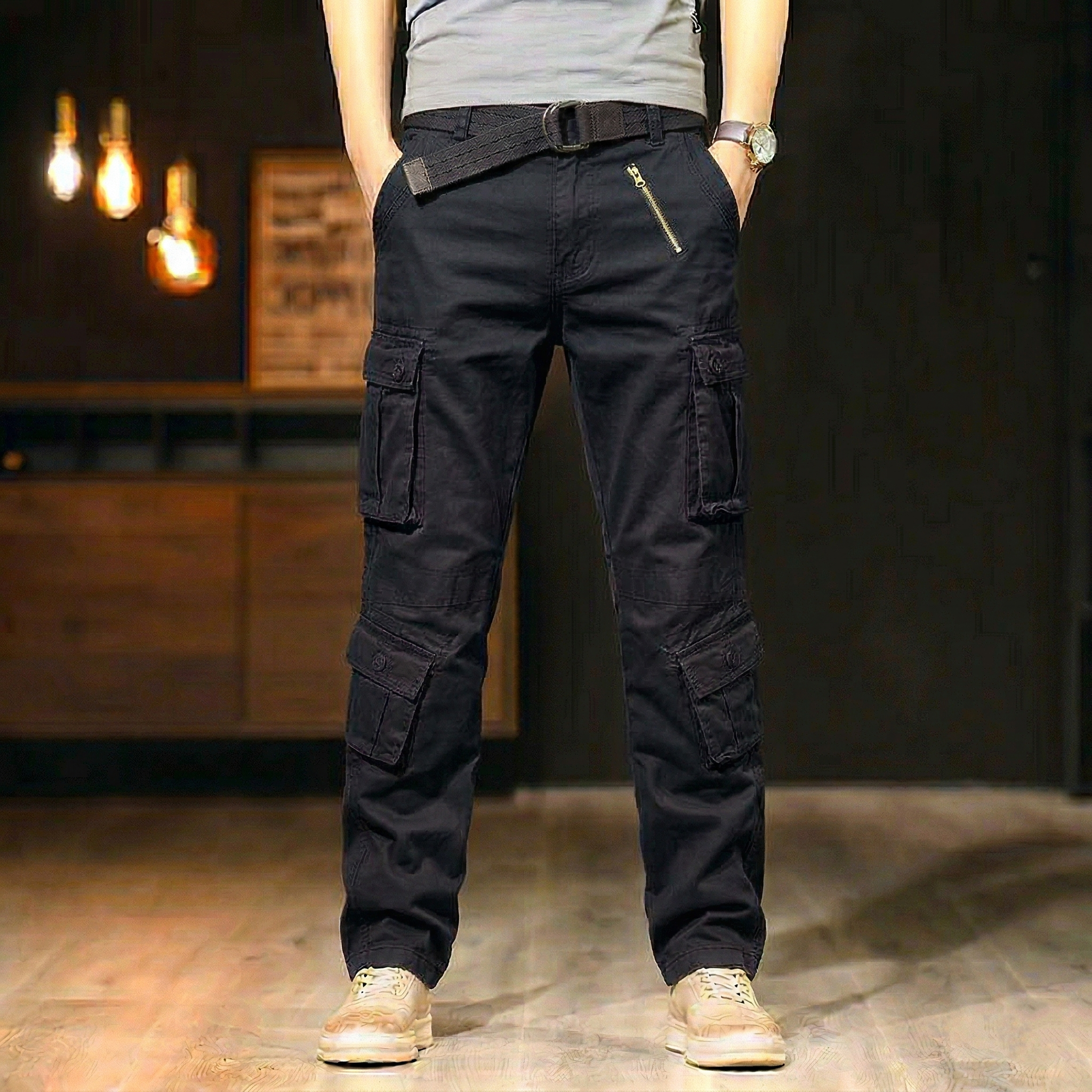 RUGGED EIGHT-POCKET TROUSERS