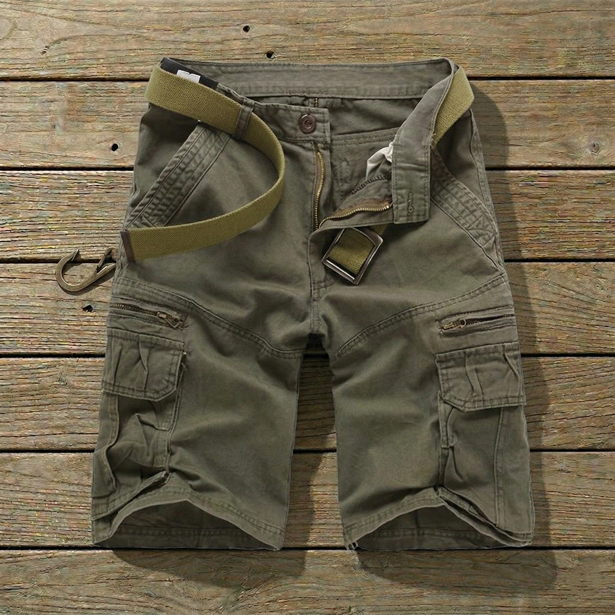RUGGED KNEE-LENGTH SHORTS