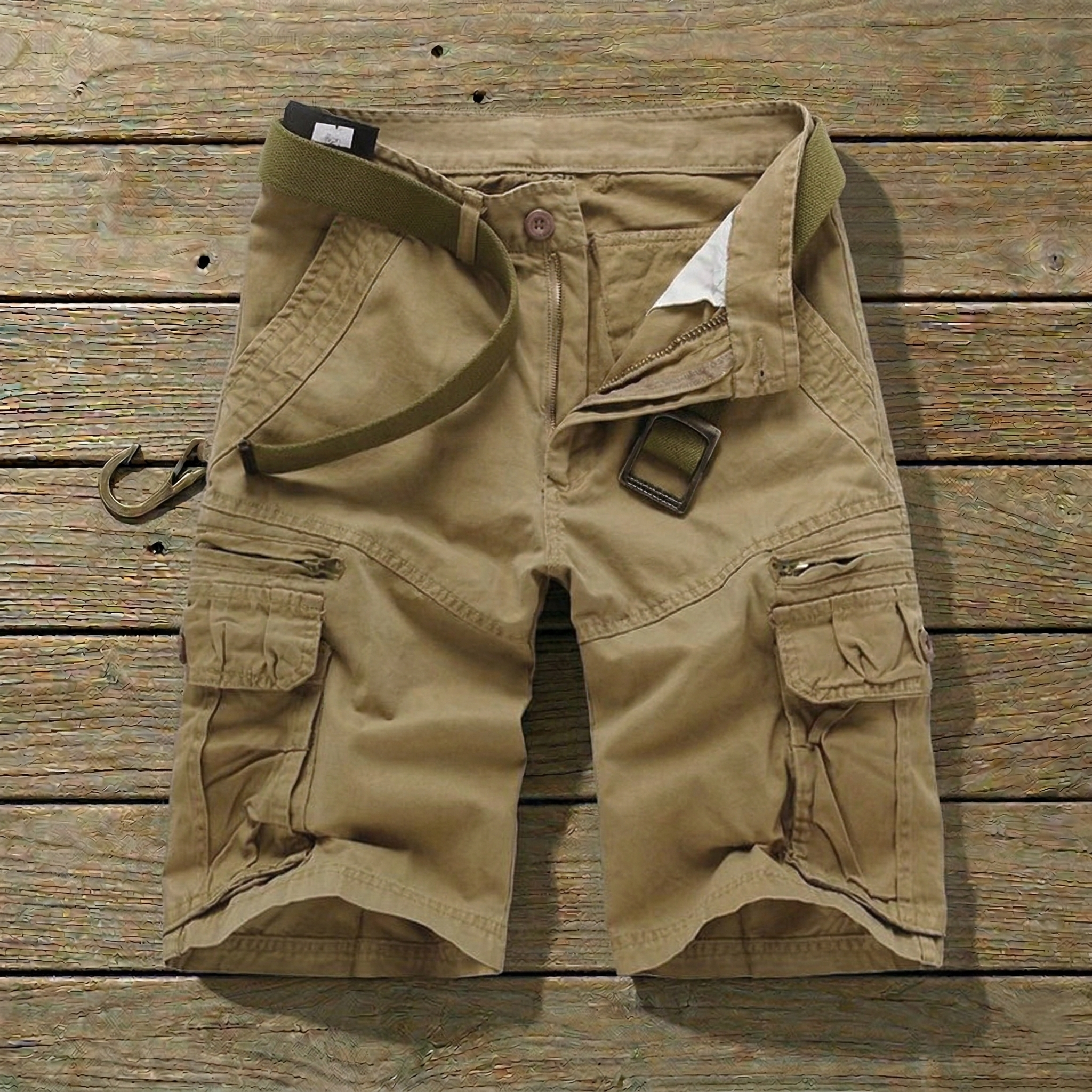 RUGGED KNEE-LENGTH SHORTS