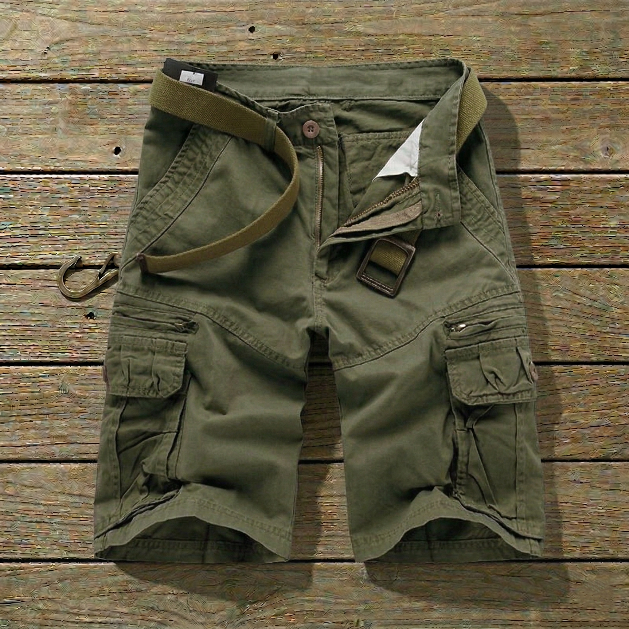 RUGGED KNEE-LENGTH SHORTS