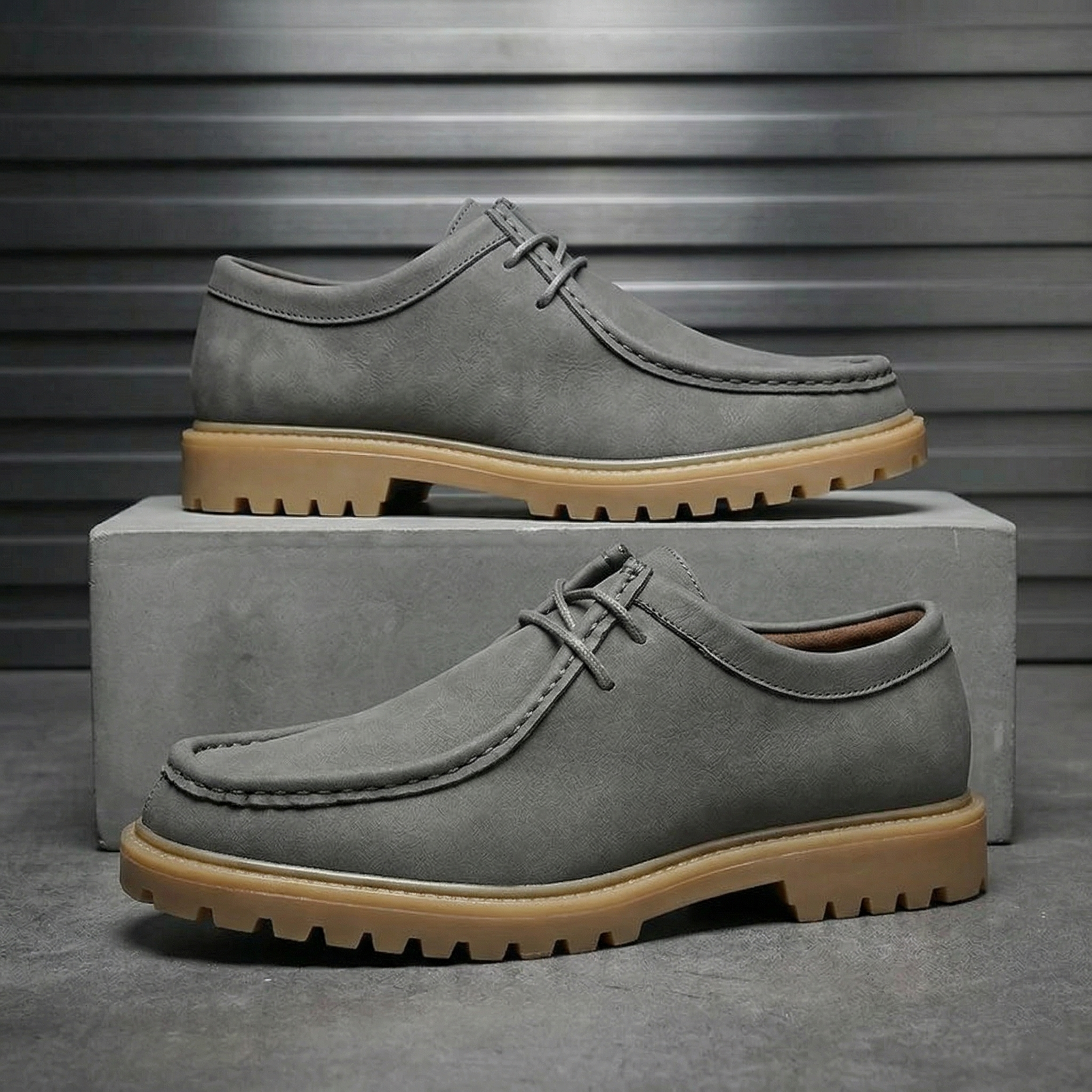 RUGGED STEP LACE SHOES