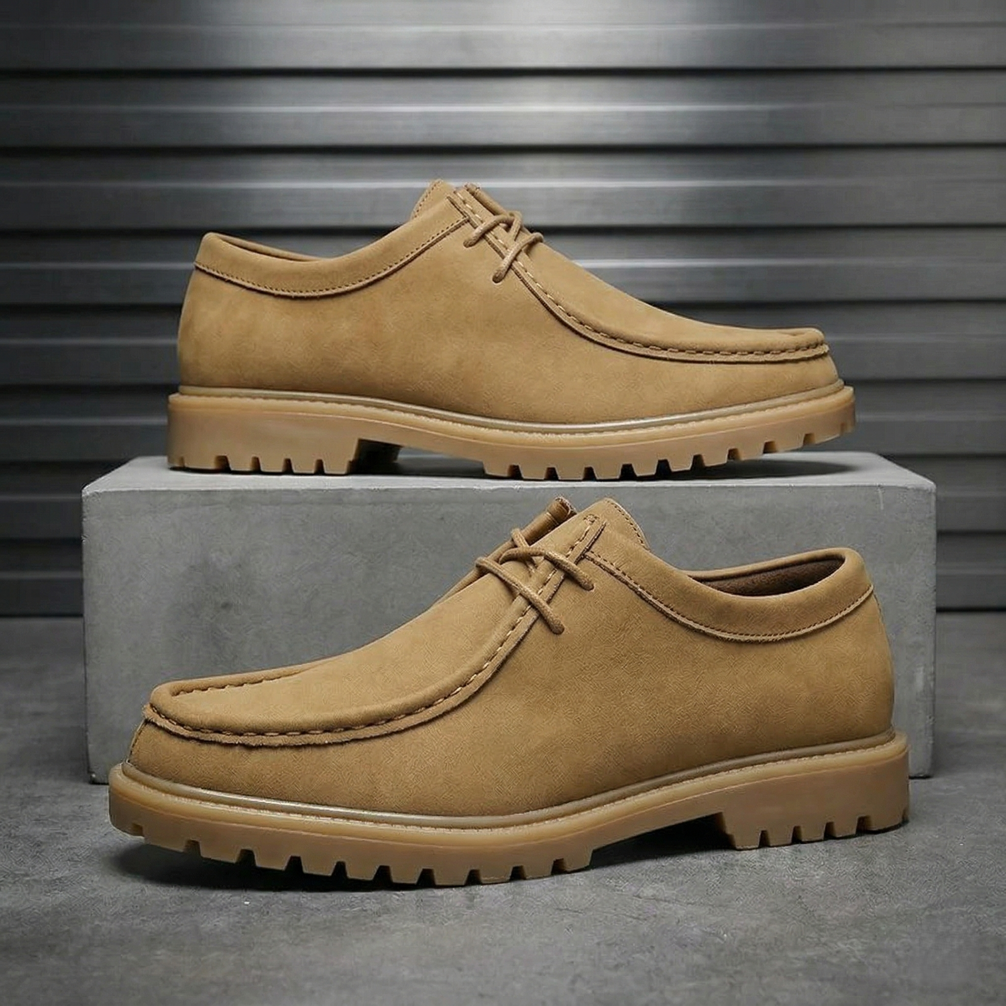 RUGGED STEP LACE SHOES