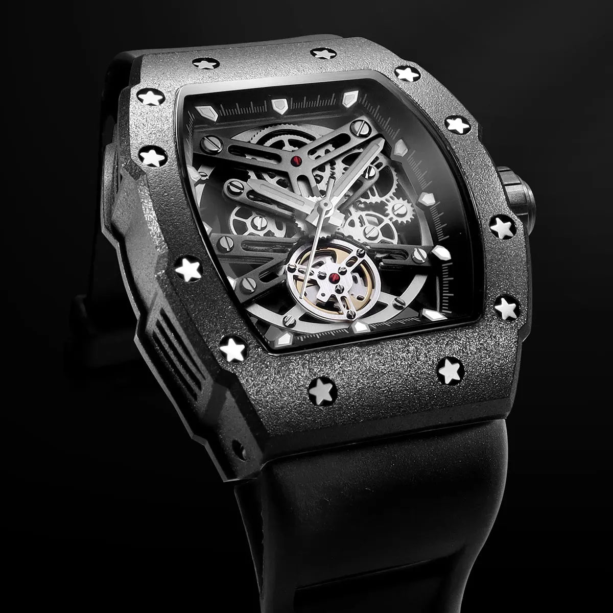 Barrelon Skeleton Quartz Watch