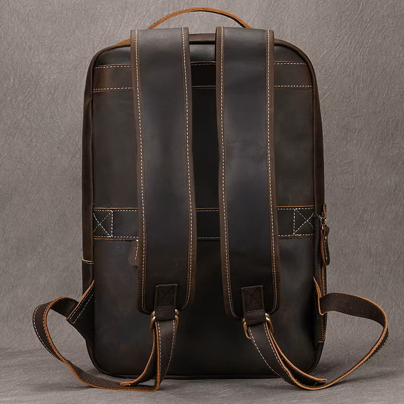 LEATHER TRAVEL BACKPACK