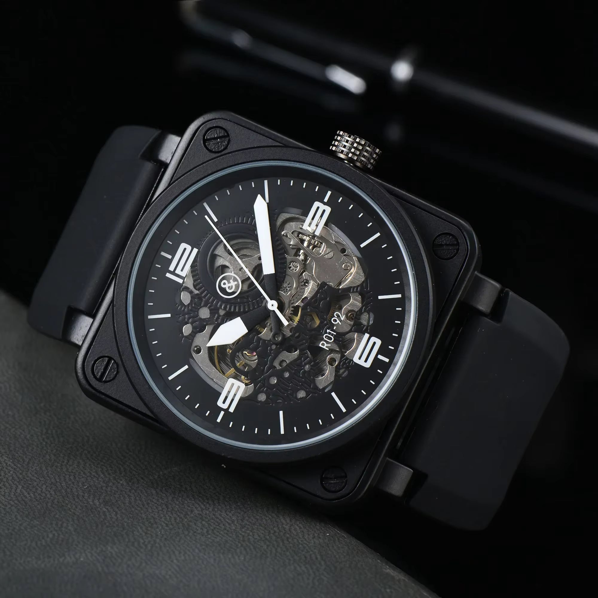 HOLLOW DIAL MECHANICAL WATCH