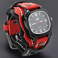 Stoneedge Wide Strap Quartz Watch