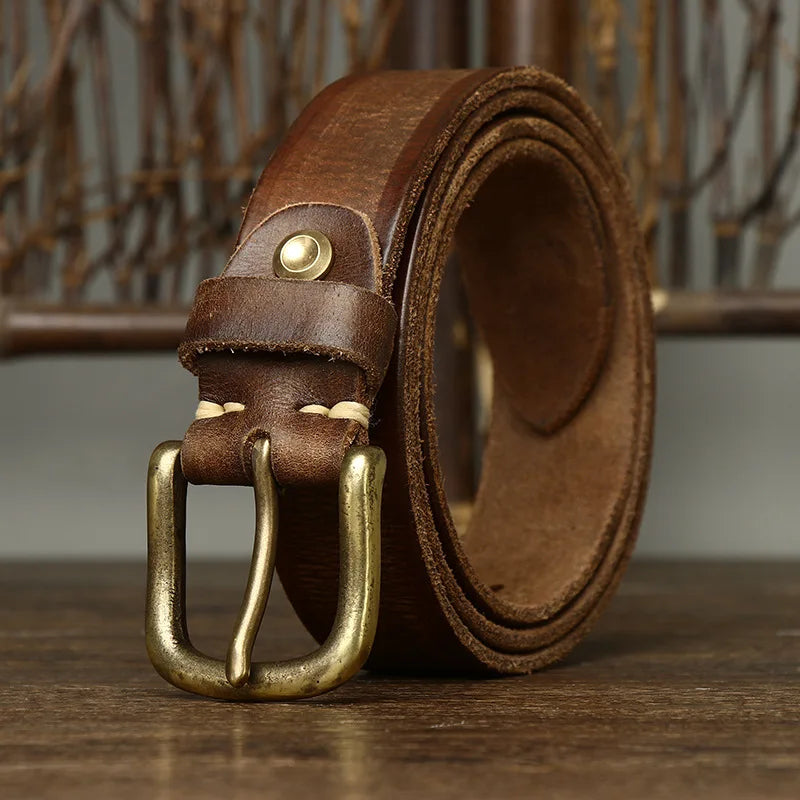ORIGINAL COWHIDE PIN BELT