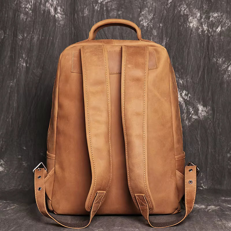 STREAMLINED LEATHER BACKPACK