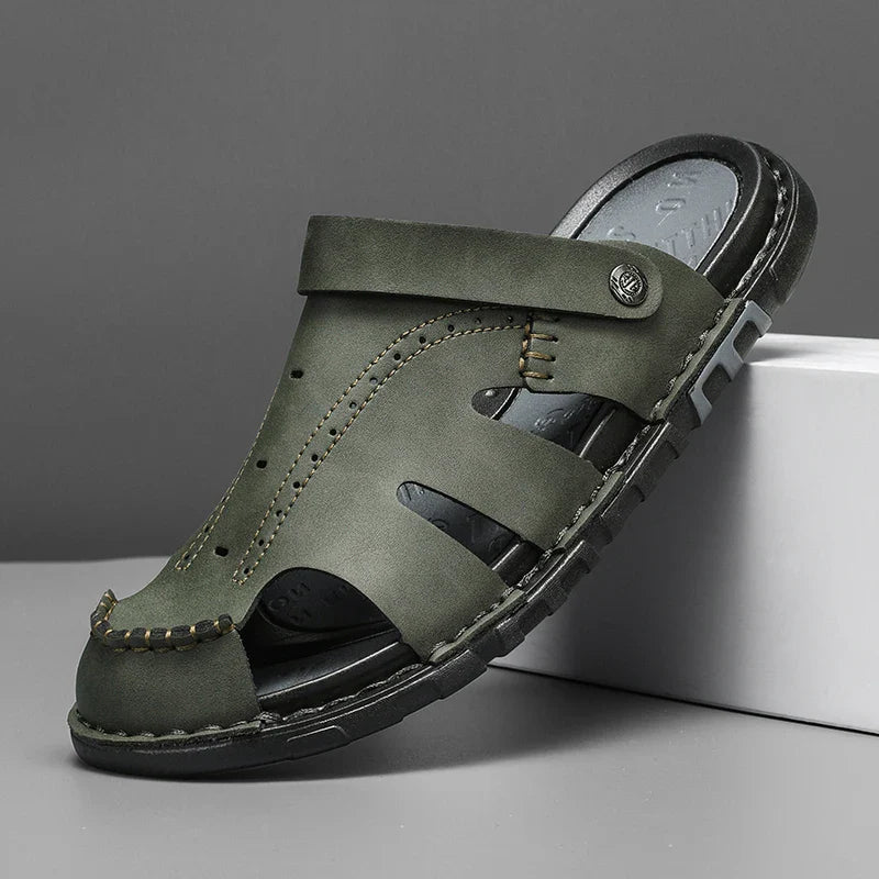 PREMIUM LEATHER SLINGBACK SANDALS