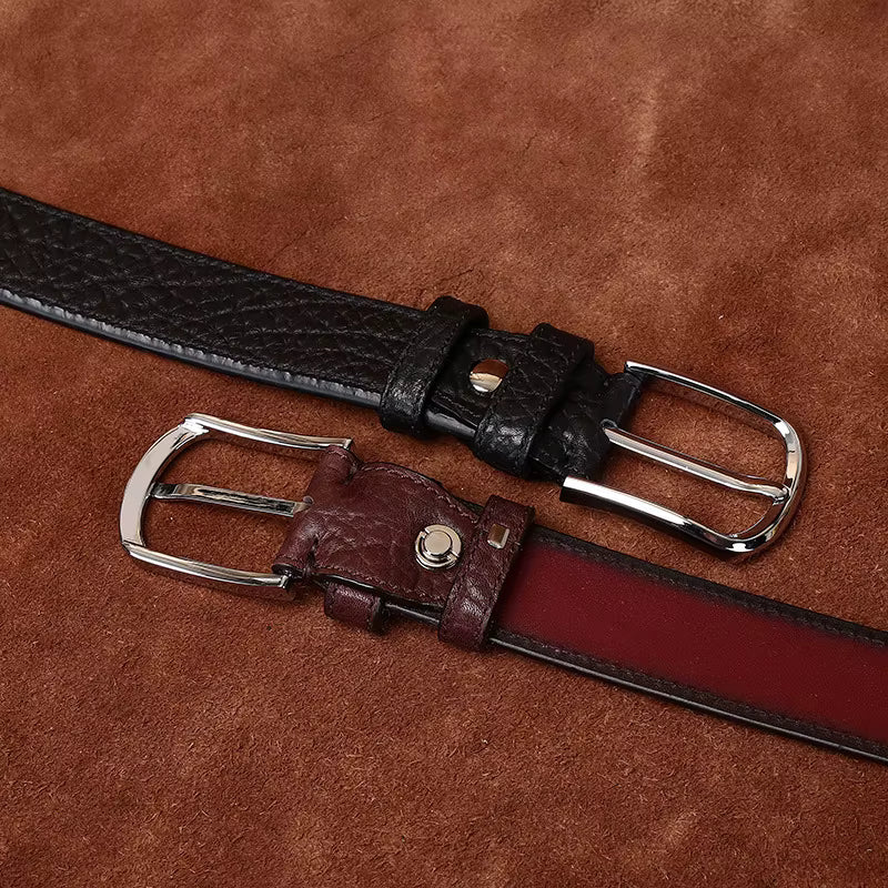 ANTIQUE COWHIDE BELT