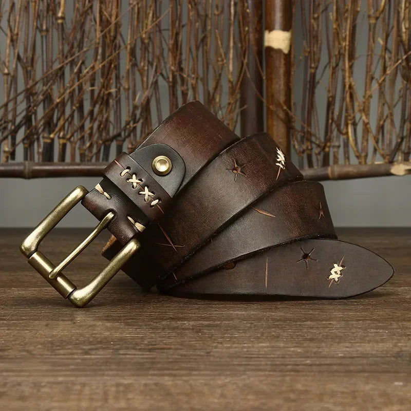 Rivetti Cowhide Belt