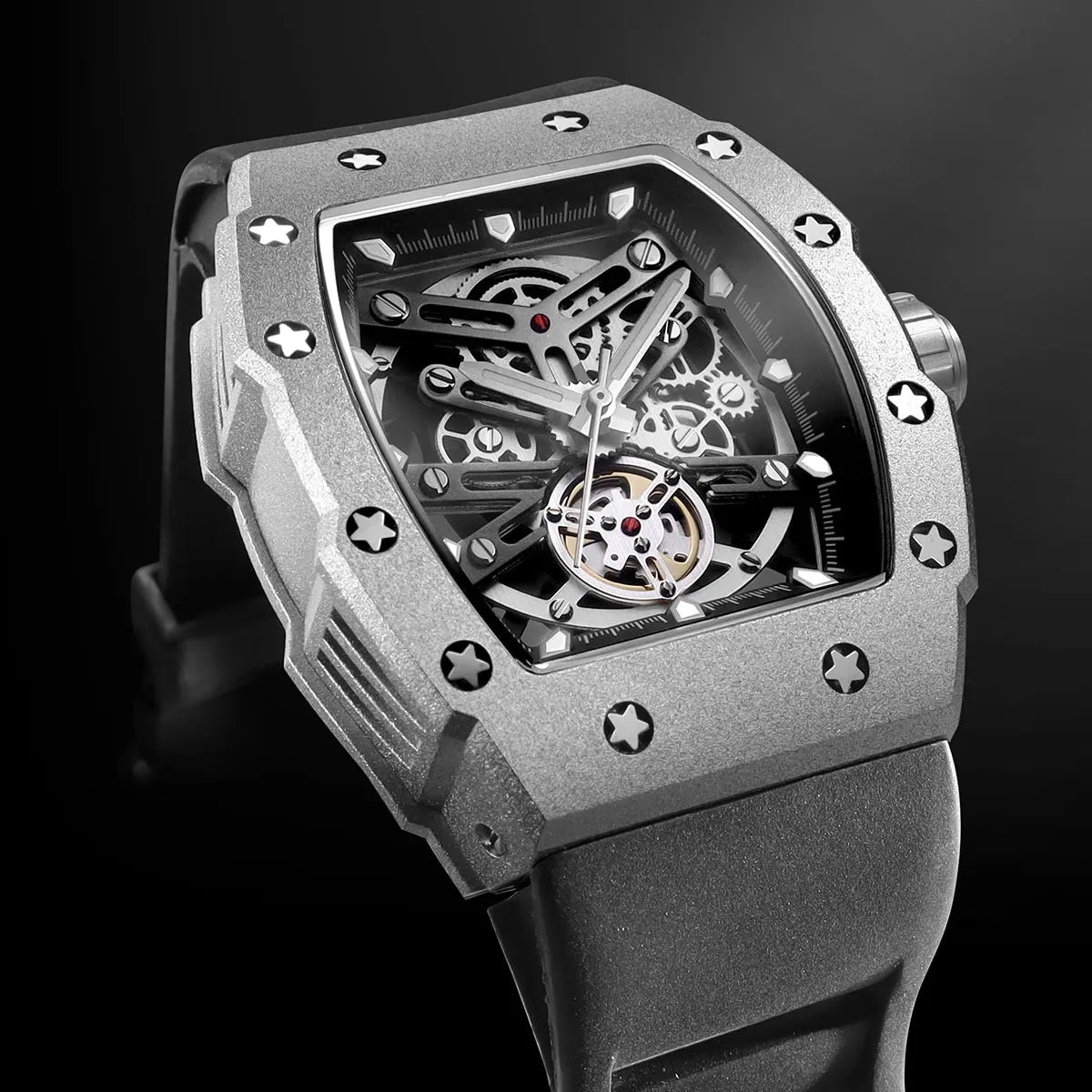 Barrelon Skeleton Quartz Watch