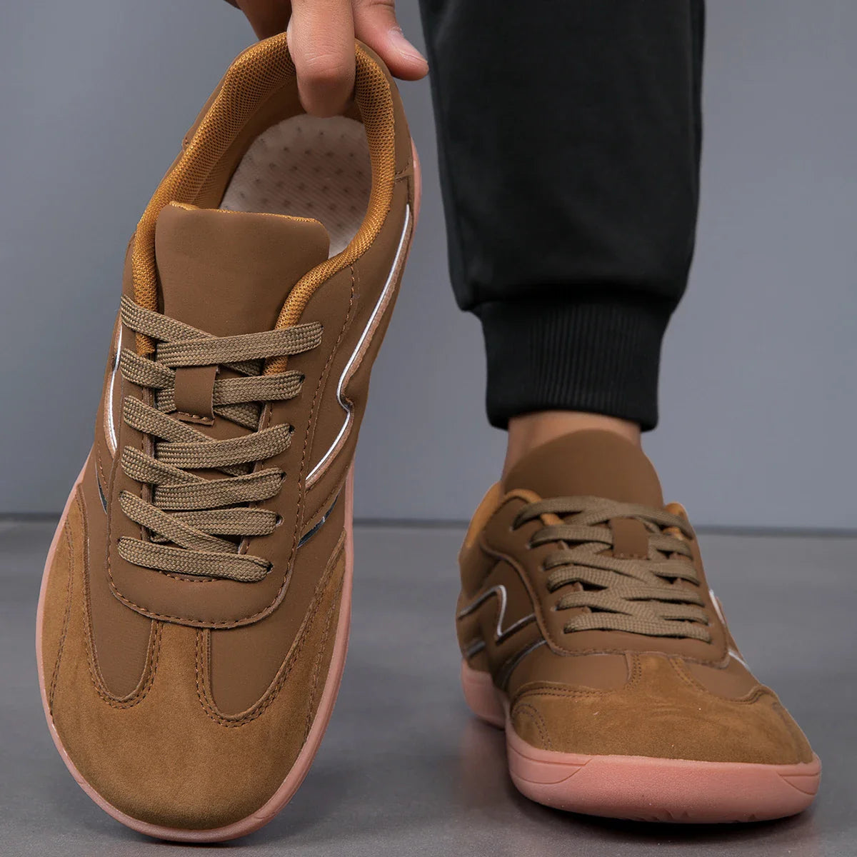 WIDE TOE COMFORT SNEAKERS