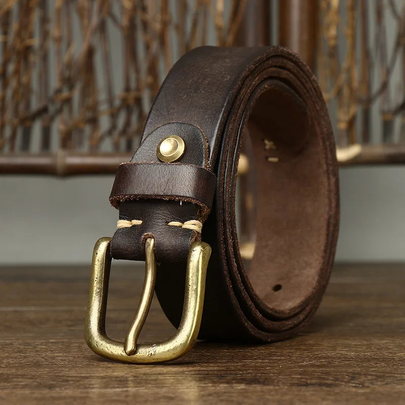 ORIGINAL COWHIDE PIN BELT