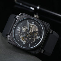 HOLLOW DIAL MECHANICAL WATCH