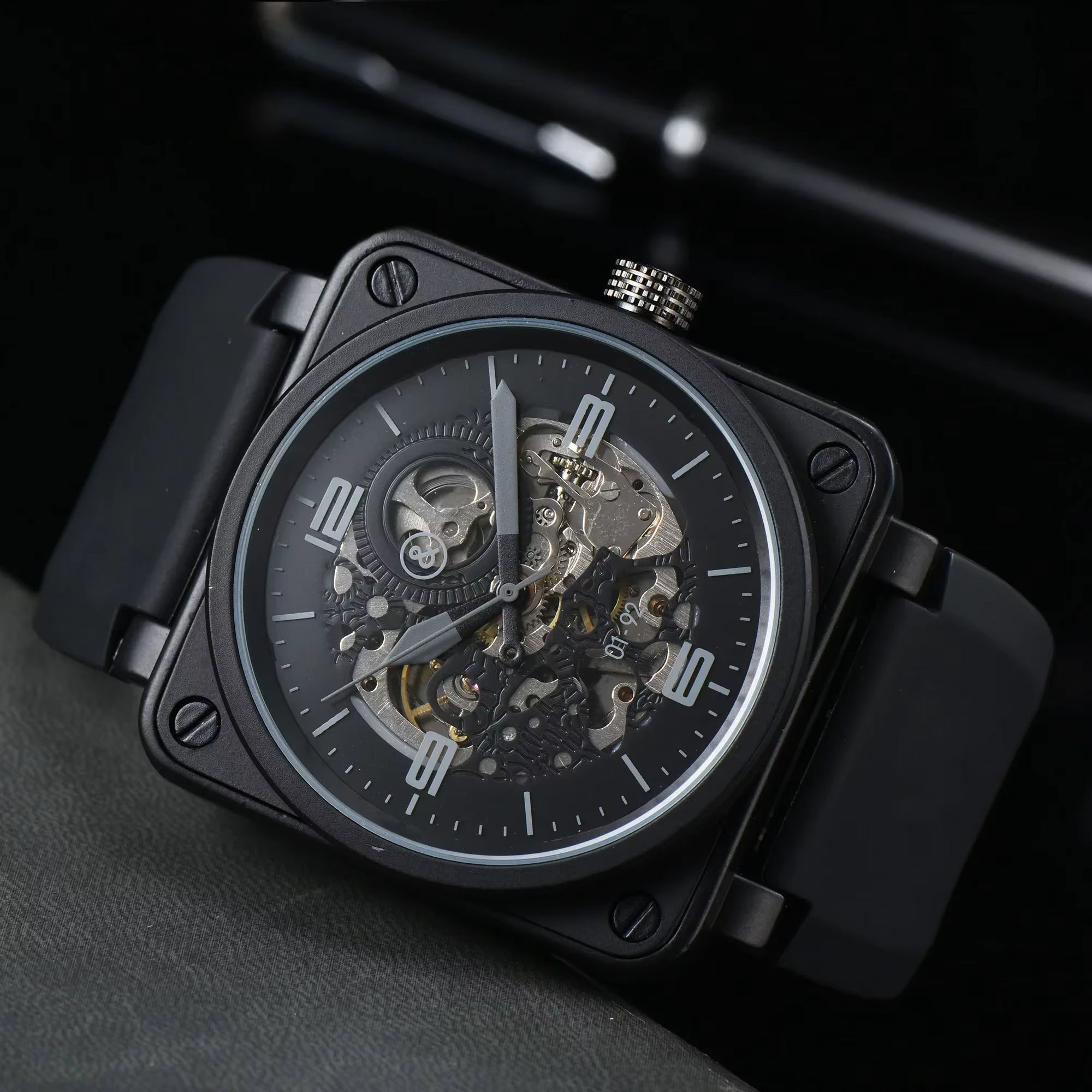 HOLLOW DIAL MECHANICAL WATCH