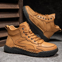 Winter Leather Hiking Ankle Boots