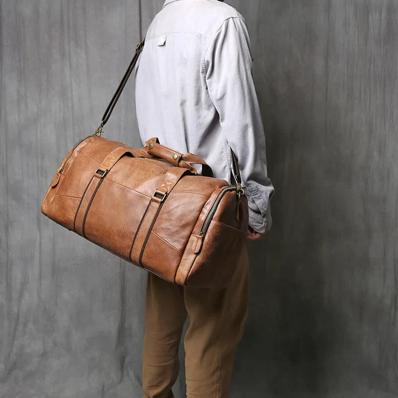 Castellan Leather Duffle Bag