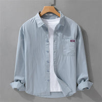 MONTVALE COTTON LONG-SLEEVE SHIRT